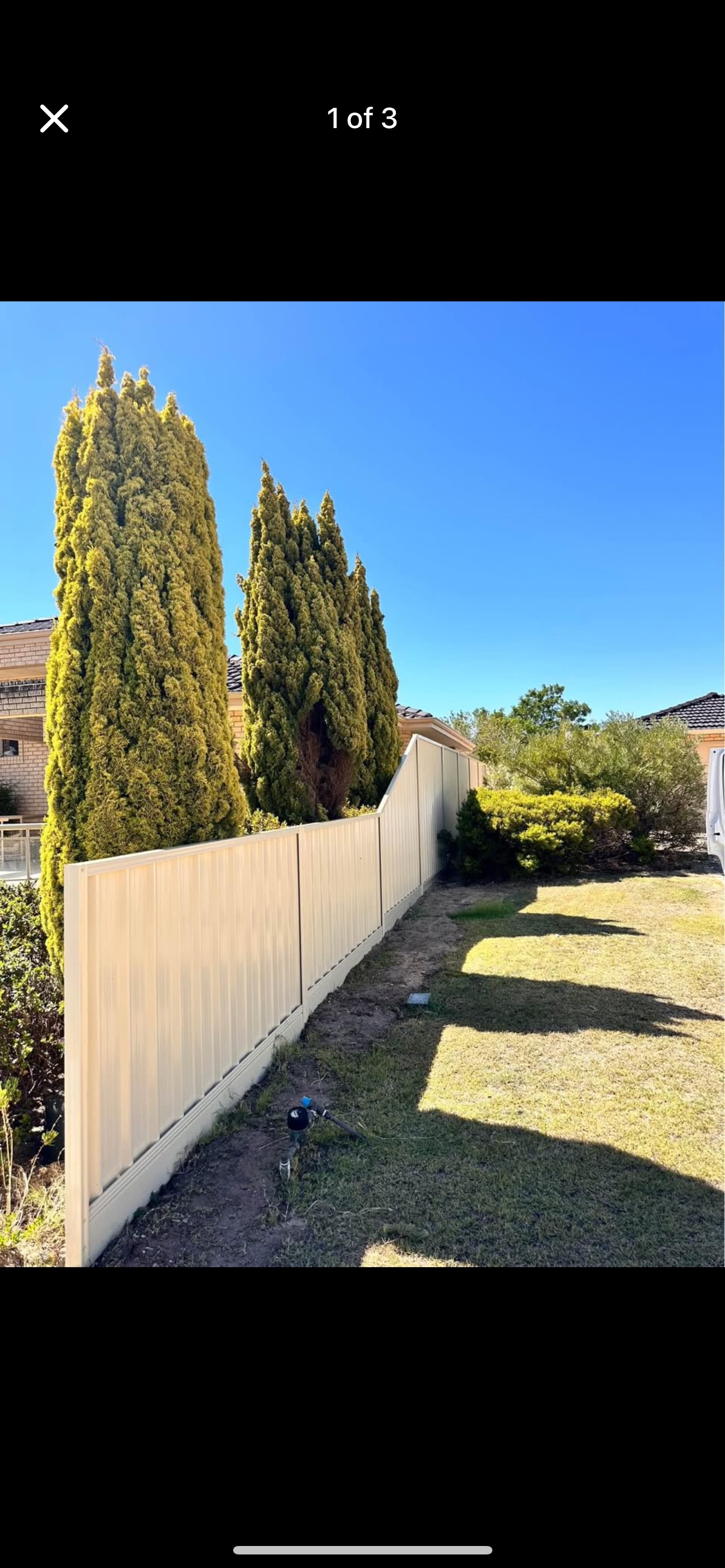 Cream Garden Boundary