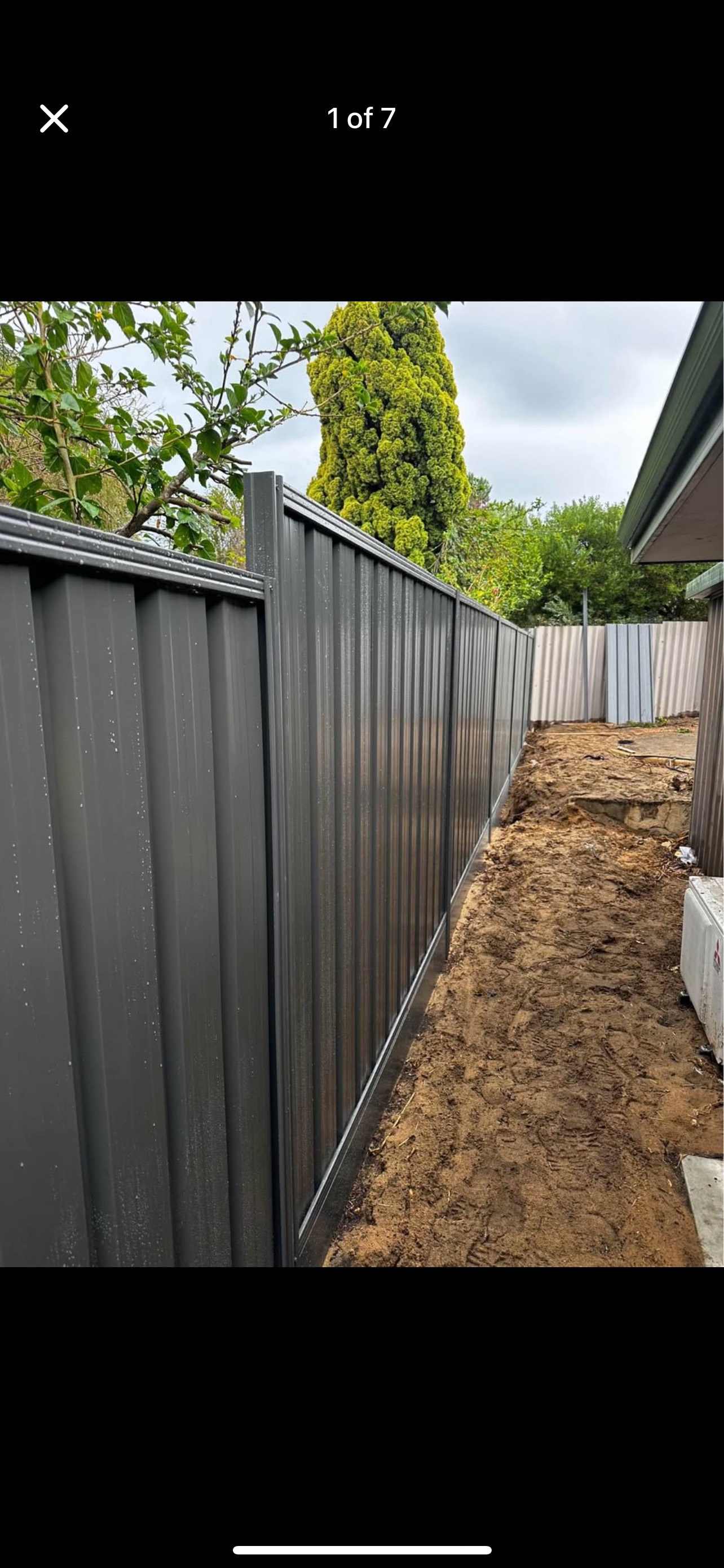 Modern Colorbond Boundary