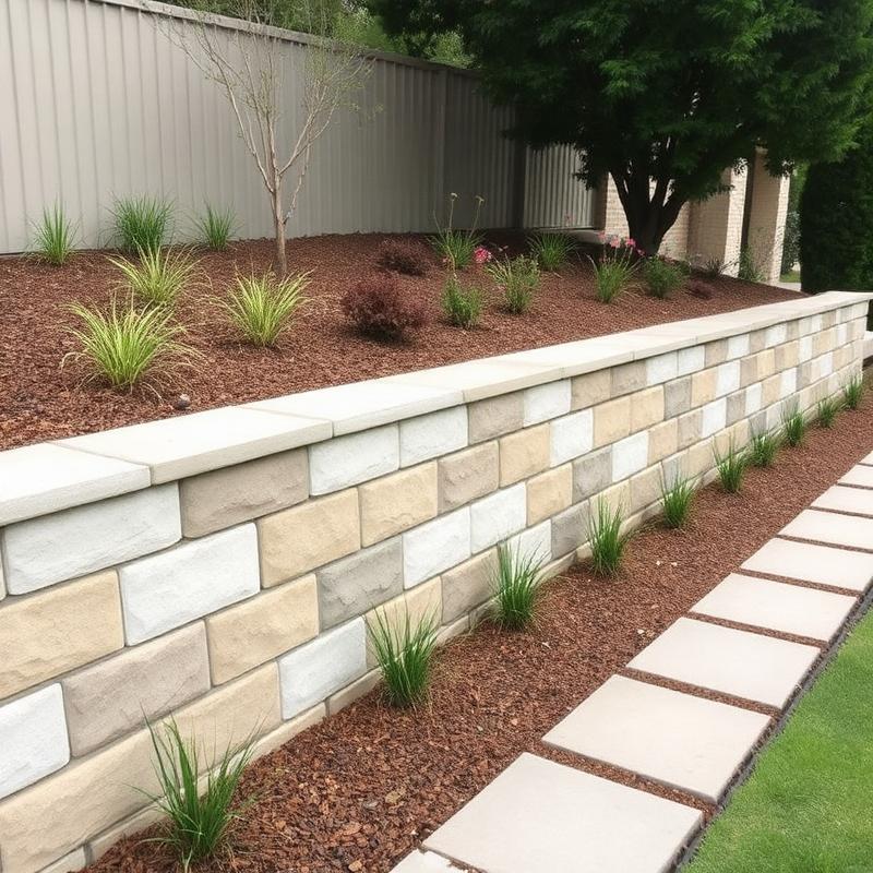 Limestone Retaining Wall