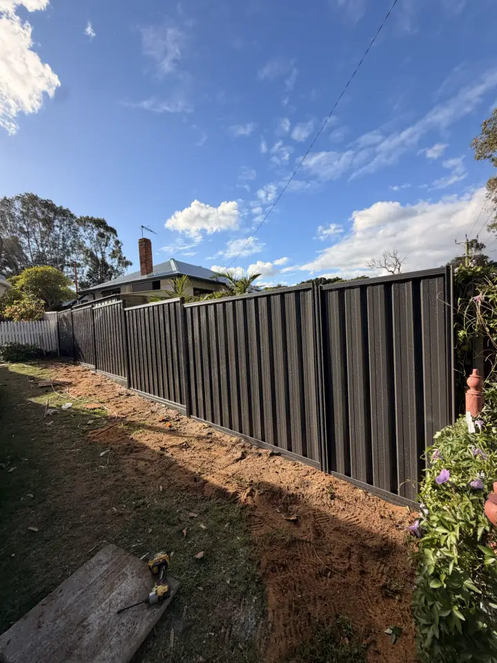 Limestone Retained Fence